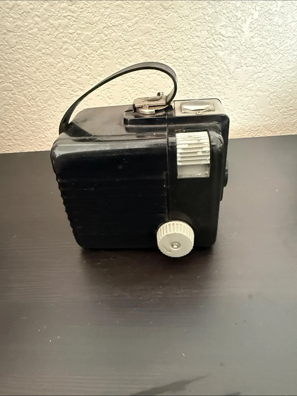 Kodak Brownie Hawkeye Flash Camera in Black and Silver